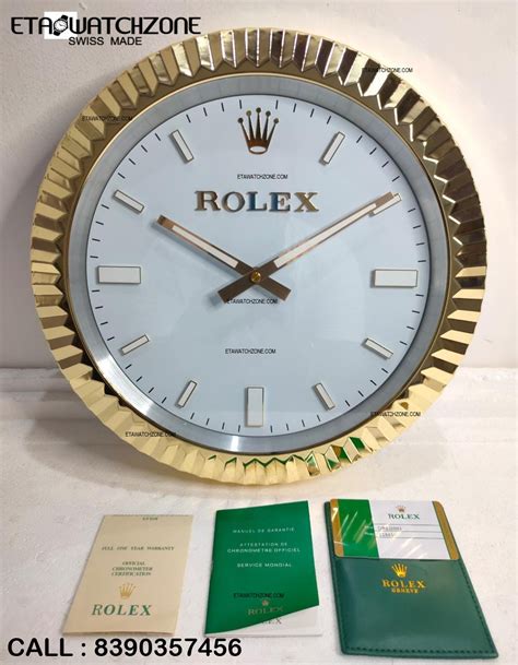 rolex clock wall|rolex wall clock original.